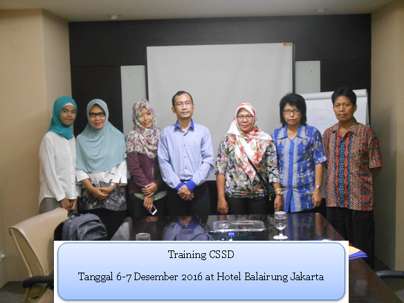 Training Central Sterile Supply Department-CSSD 