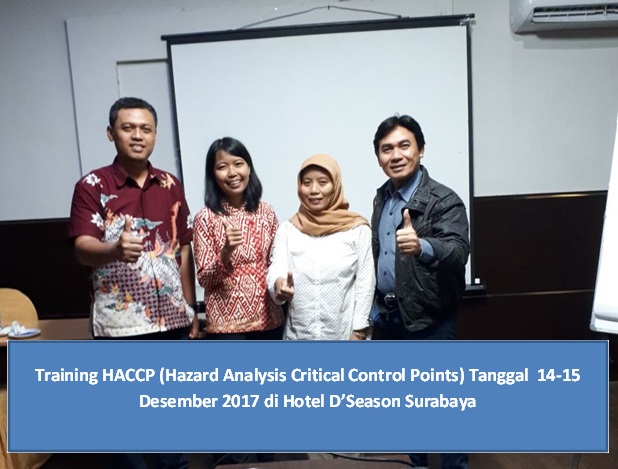 Training HACCP (Hazard Analysis critical Control Points)