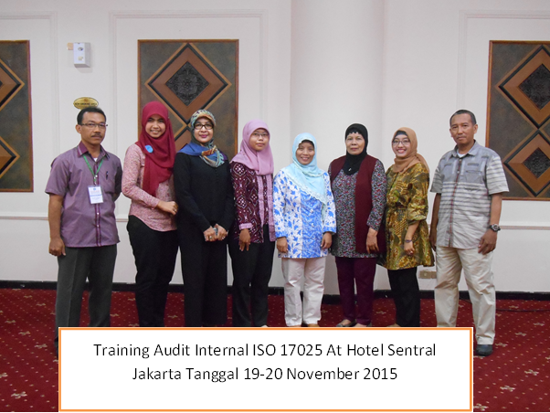training audit internail iso 17025