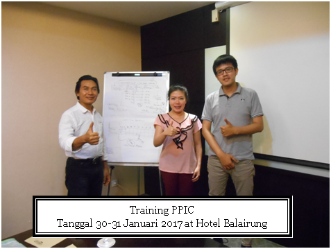 training ppic tgl 30-31 januari 2017