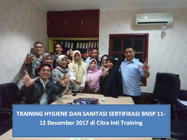 Training Hygiene & Sanitasi untuk Food Handler BNSP